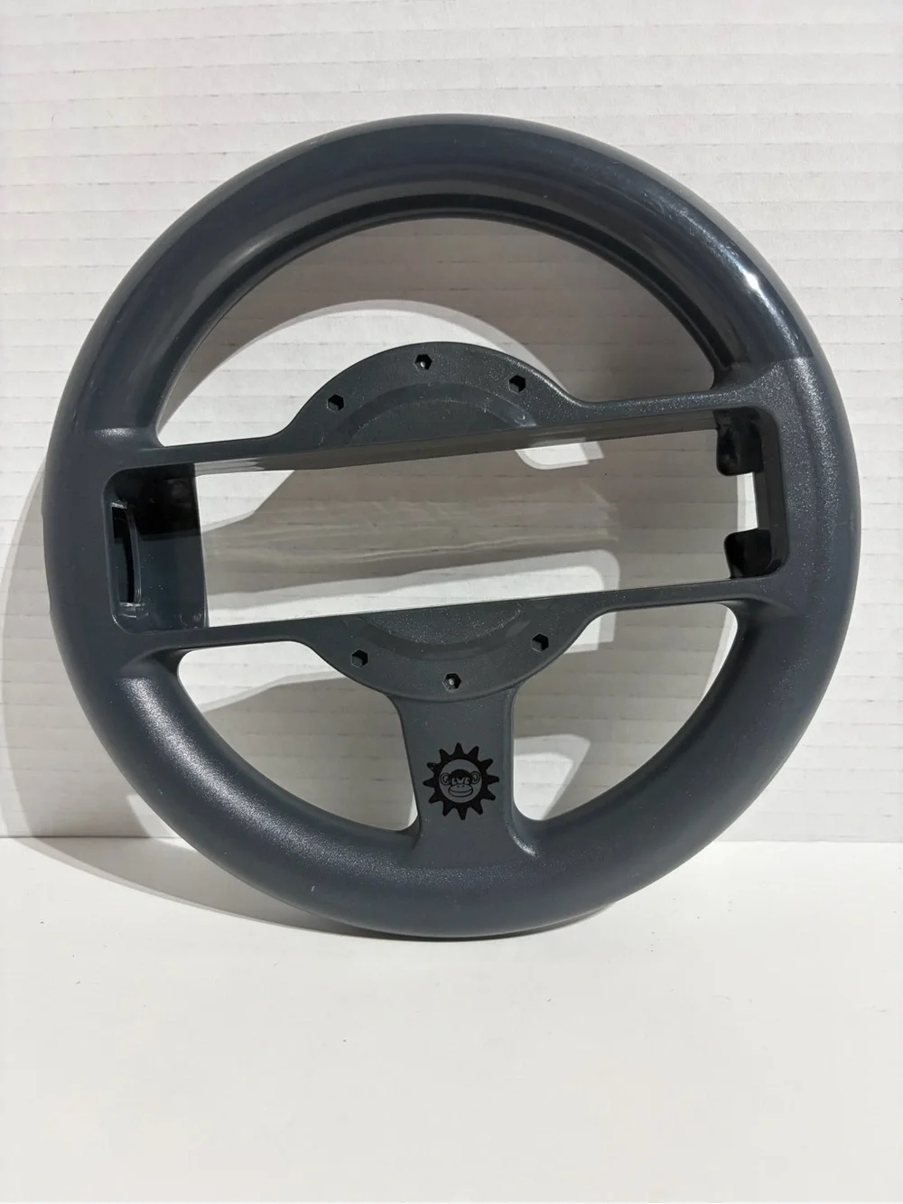 Gear Monkey Racing Wheel for Nintendo Wii Black Gearmonkey Video Gaming Vintage